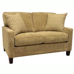 Liberty Sand Fabric Sofa Bed Sleeper and Loveseat