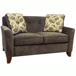 Brooke Charcoal Grey Fabric Sofa Bed Sleeper and Loveseat