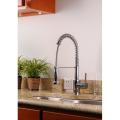 Modern Chrome Spiral Pullout Kitchen Faucet