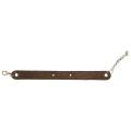 Silver Creek 7-inch Brown Leather Bracelet