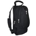 8th Line Black Canvas Mini Backpack