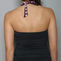 Anne Cole Signature Black Tankini Halter Top
