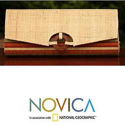 Buriti Palm 'Tropical Chic' Clutch Handbag (Brazil)