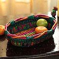 Rush 'Nature's Rainbow' Basket (Peru)