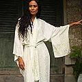 Rayon 'Bali Meadow' Batik Robe (Indonesia)