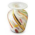 Blown Glass 'Carnival' Vase (Guatemala)