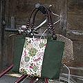 Cotton 'Chiang Mai Garden' Tote Handbag (Thailand)