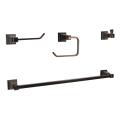 Fontaine Patiglia 4-piece Brushed Bronze Bathroom Accessory Set