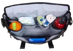 DadGear Messenger Diaper Bag in Zen Sun