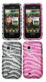 Samsung Fascinate i500 Zebra Rhinestone Protector Case