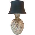 Sunshine Mint Glass 1-light Mosaic Table Lamp