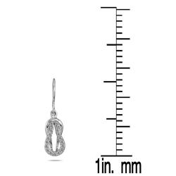 10k White Gold 3/8ct TDW White Diamond Earrings (H-I, I1-I2)