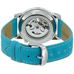Akribos XXIV Women's Open Heart Skeleton Automatic Dress Watch