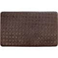 Faux Leather Anti Fatigue Brown Mat (1'8 x 2'6)