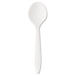 Boardwalk Medium-weight Polypropylene White Soup Spoons (Case of 1000)