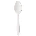 Boardwalk Medium-weight Polypropylene White Teaspoons (Case of 1000)