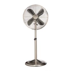 Deco Breeze DBF0208 Brushed Stainless Steel Floor Standing Fan 