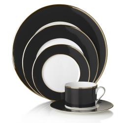 Mikasa Color Studio Black Gold 5-piece Dinnerware Set