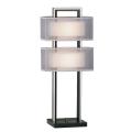 Nova Lighting 'Amarillo' Nickel Finish Table Lamp