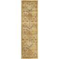 Handmade Tree of Life Slate Blue Wool Runner (2'3 x 14')