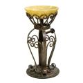 DreamLine Wrought Iron Vanity and Honey Onyx Vessel Sink