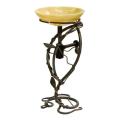 Free useful guide on Wrought iron ottoman DreamLine Wrought Iron Stand with Honey Onyx Natural Stone Vessel Sink