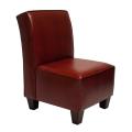 Miller Welted Red Crocodile Chair