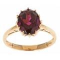 Dyach 14k Yellow Gold Rhodolite Fashion Ring