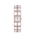 Bulova Women's 'Crystal' Rose Goldtone Steel and Enamel Quartz Watch