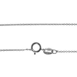 Sterling Silver White Cubic Zirconia Teardrop Necklace