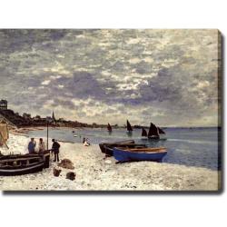 Claude Monet 'Boat' Giclee Canvas Art 