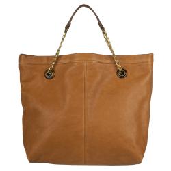 Lanvin 'Amalia' Burnt Orange Leather Tote Bag