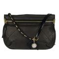 Lanvin Black Quilted Leather Cross-body Bag
