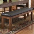 Kai 60-inch Oak/ Dark Brown Bench
