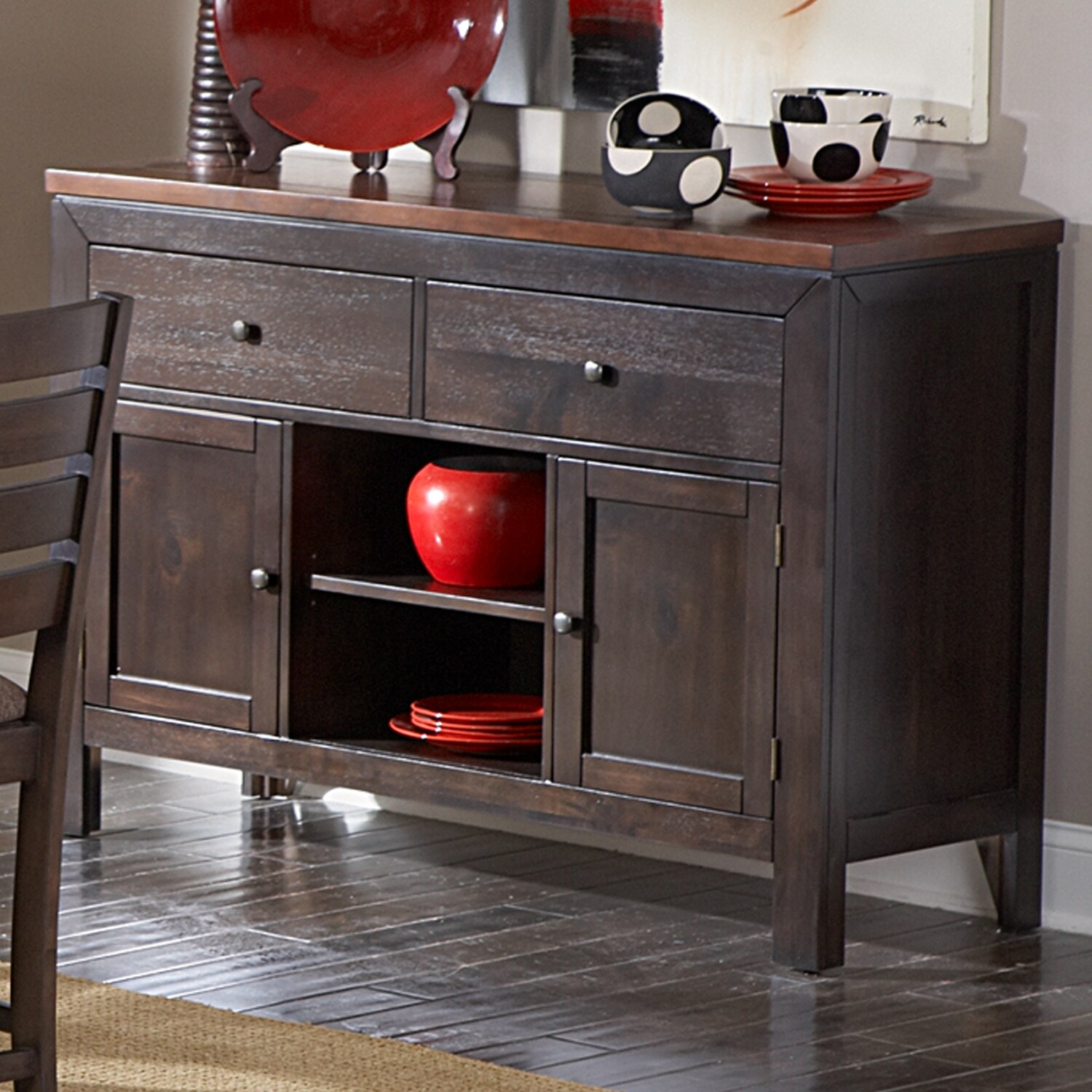 Dinning room Buffet table for sale, Furniture, Wood buffet