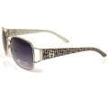 Etienne Aigner 'EA Apropos' Silvertone Sunglasses