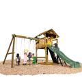 Play Time Lincoln Swing Set With Chain Accessories