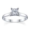 Platinum 3/4ct TDW Diamond Solitaire Engagement Ring (H-I, SI1-SI2)