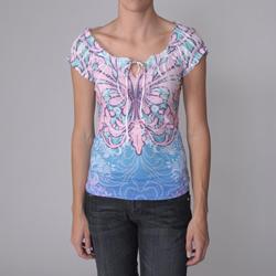 Journee M Collection Junior's Sublimation Print Top