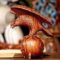 Suar Wood 'Ambition' Sculpture (Indonesia)