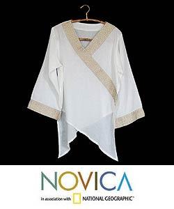 Cotton 'China Paths' Blouse (Thailand)