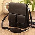 Leather 'Let's Go' Medium Briefcase (Mexico)