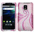 Premium T-Mobile G2x Phoenix Tail Rhinestone Protector Case