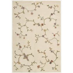 Hand-tufted Ivory Spring Hill Rug (5' x 7'6)