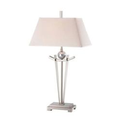 Archer Nickel Contemporary Table Lamp