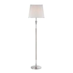 Investment Portal Nickel Finish Contemporary Floor Lamp