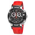 Tissot Men's 'T-Sport T-Race' Red Rubber Strap Chronograph Watch
