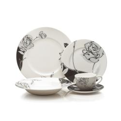 Mikasa Urban Rose 5-piece Dinnerware Set