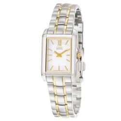Citizen Women's 'Eco-Drive' Stainless and Yellow Goldplated Steel Quartz Watch