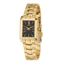 Citizen Women's 'Eco-Drive' Yellow Goldplated Stainless Steel Quartz Watch